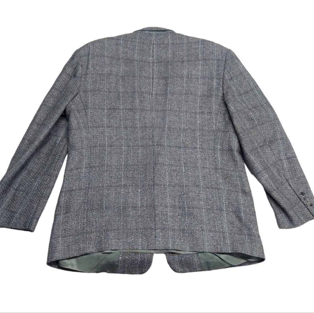 Vintage Pierre Cardin Plaid 2 Button Blazer - Picture 4 of 16